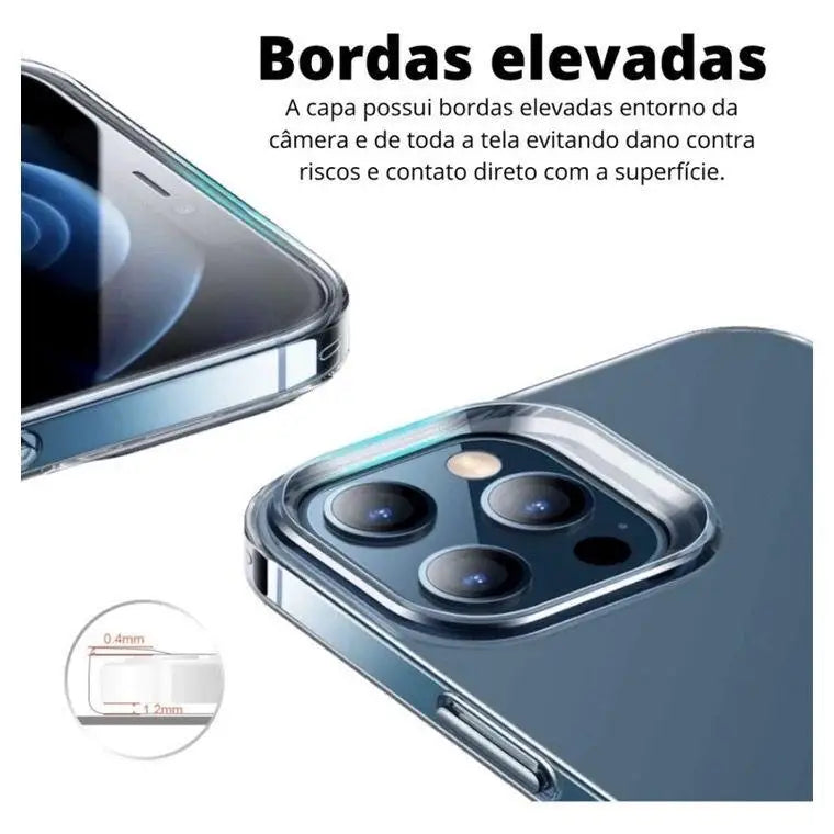 Capa SPACE tpu acrílica anti impacto para iphone