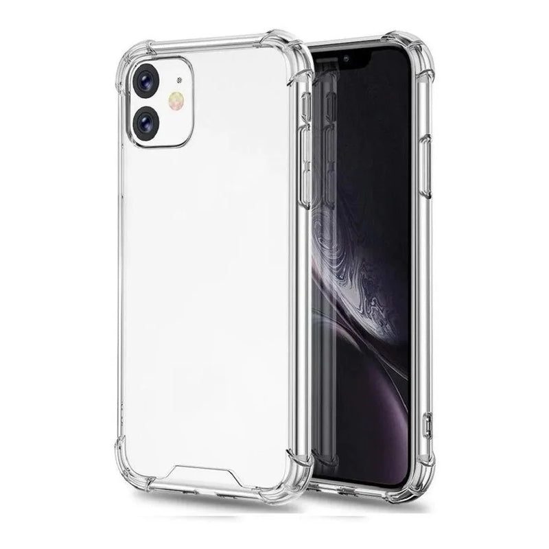 Kit Capa Capinha Anti Shock  iPhone 11 (6.1)+ Pelicula Vidro 3D